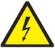 Знак"Небезпека ураження електричним струмом" 100 мм (на аркуші 18 шт) SES01007 фото 1